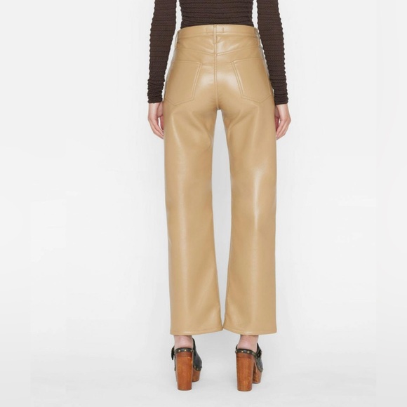 Recycled Leather Le Jane Crop
in Light Camel - Picture 6 of 9